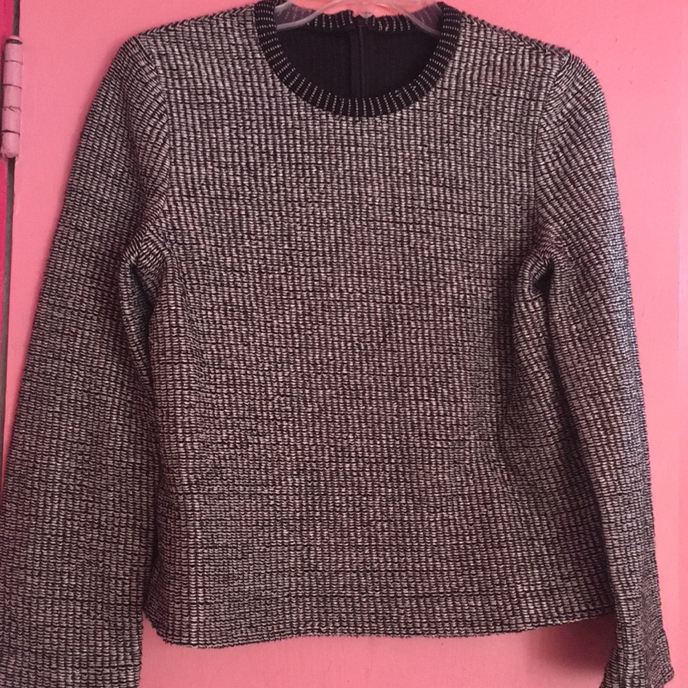 ♣️Woven zipper pullover♠️